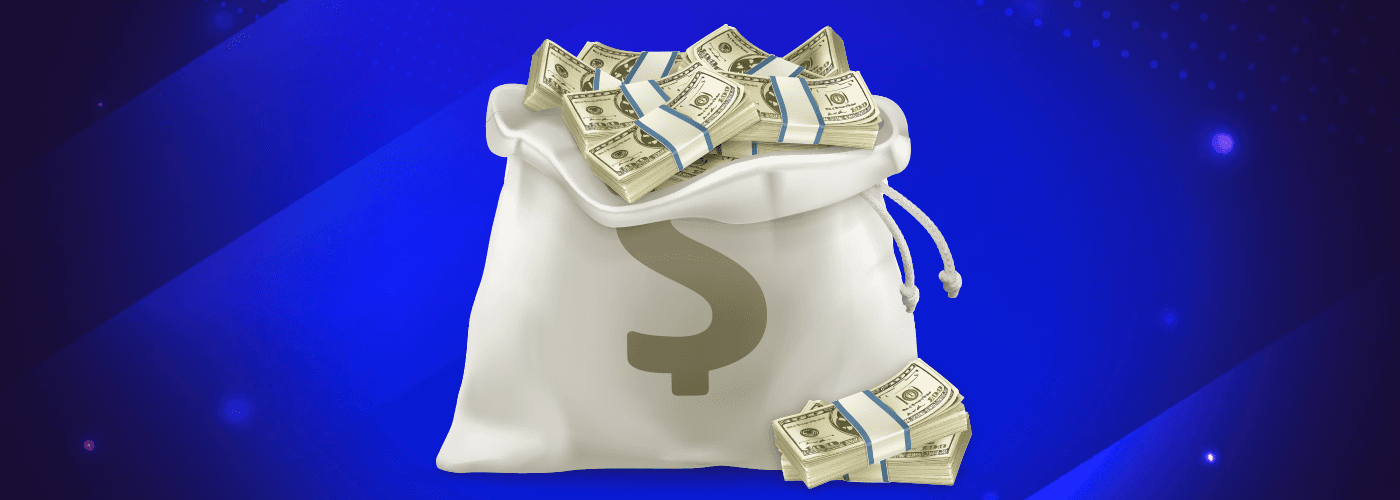 Someone is going to walk away with a sack full of money from Cafe Casino... why not you?