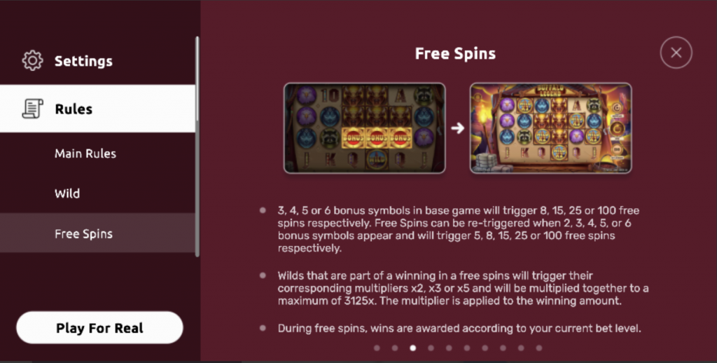 golden buffalo slots game features