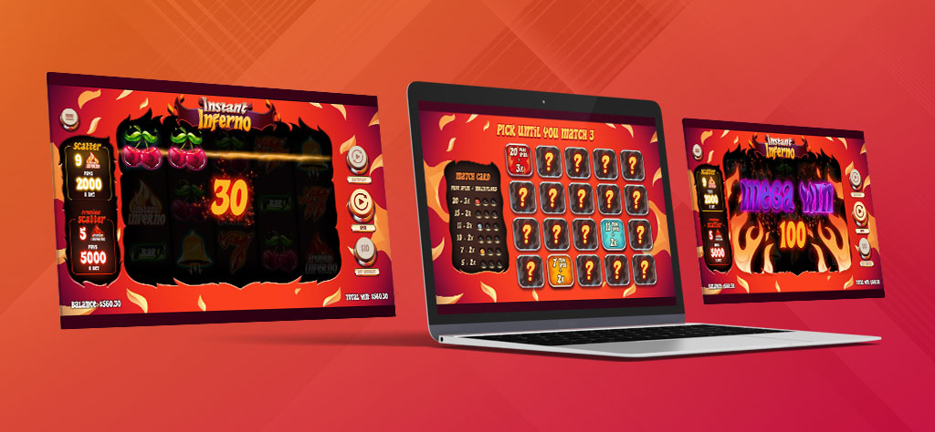 Instant Inferno will heat up your slots day! Try it now.