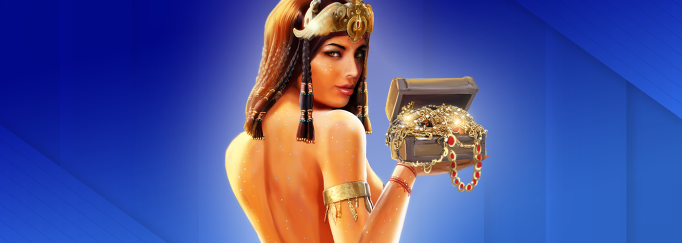 Don’t look now, but Cleo has her eye on you in this adult themed slot at Cafe.