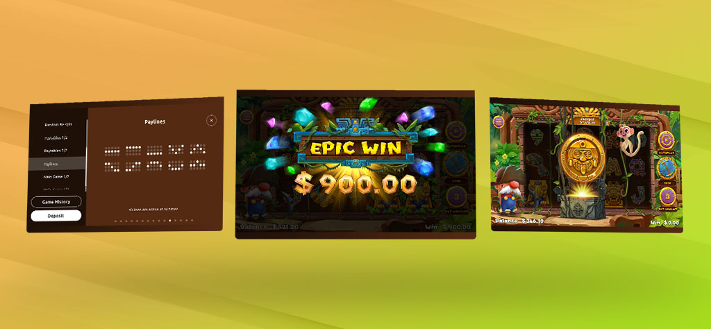 This online slot boasts unique features like a coin gamble game and instant wins, on top of the more common features like free spins and progressive jackpot!