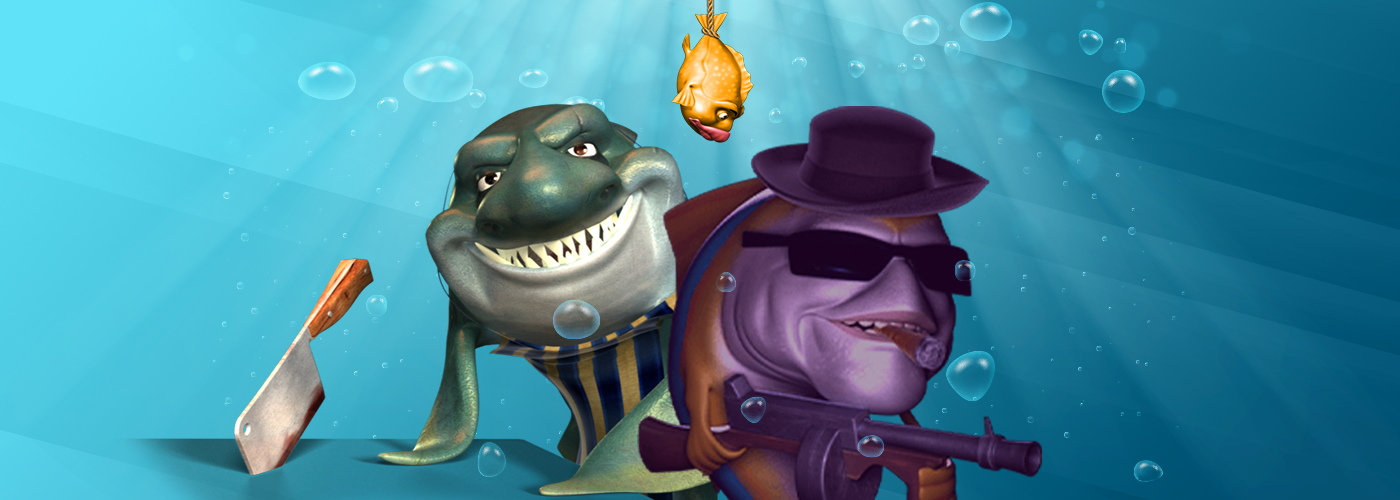 Be cool: These Goodfishes don’t mess around with the you-choose bonus round at Cafe Casino.
