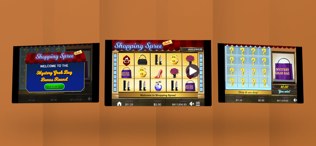 The Mystery Grab Bag Bonus and Big Money Scatter Bonus are two exciting features in Cafe Casino’s Shopping Spree!